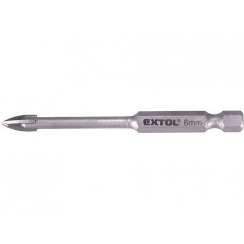 Карбидна бургија стакло/керамика, ф6мм, PREMIUM